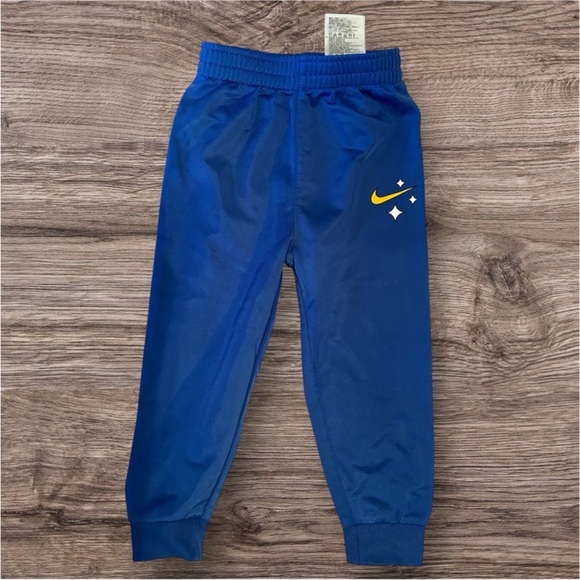 Nike Royal Blue Tracksuit with Yellow Highlights - Picture 5 of 6